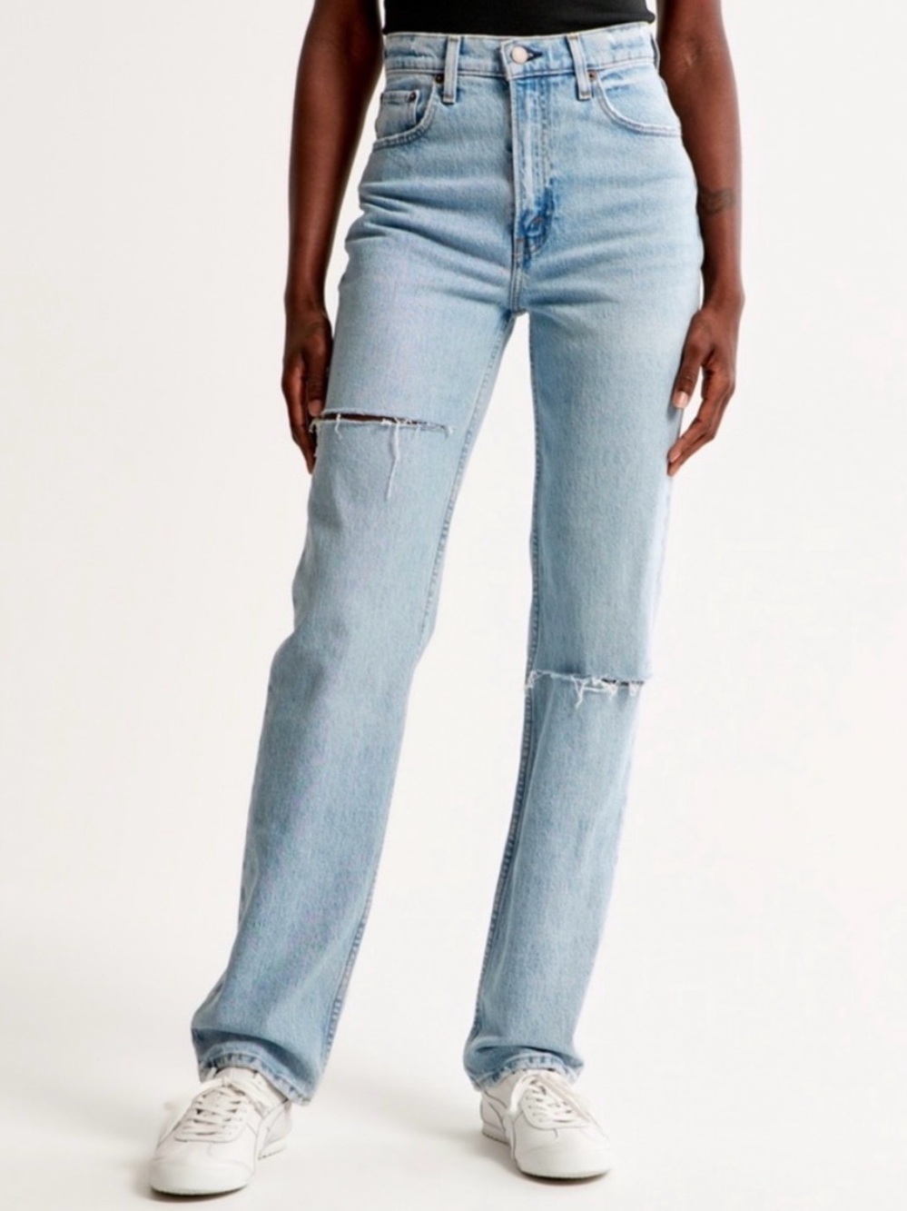 Abercrombie & Fitch The 90s Straight Ultra High Rise